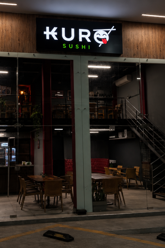 Interior de Kuro Sushi